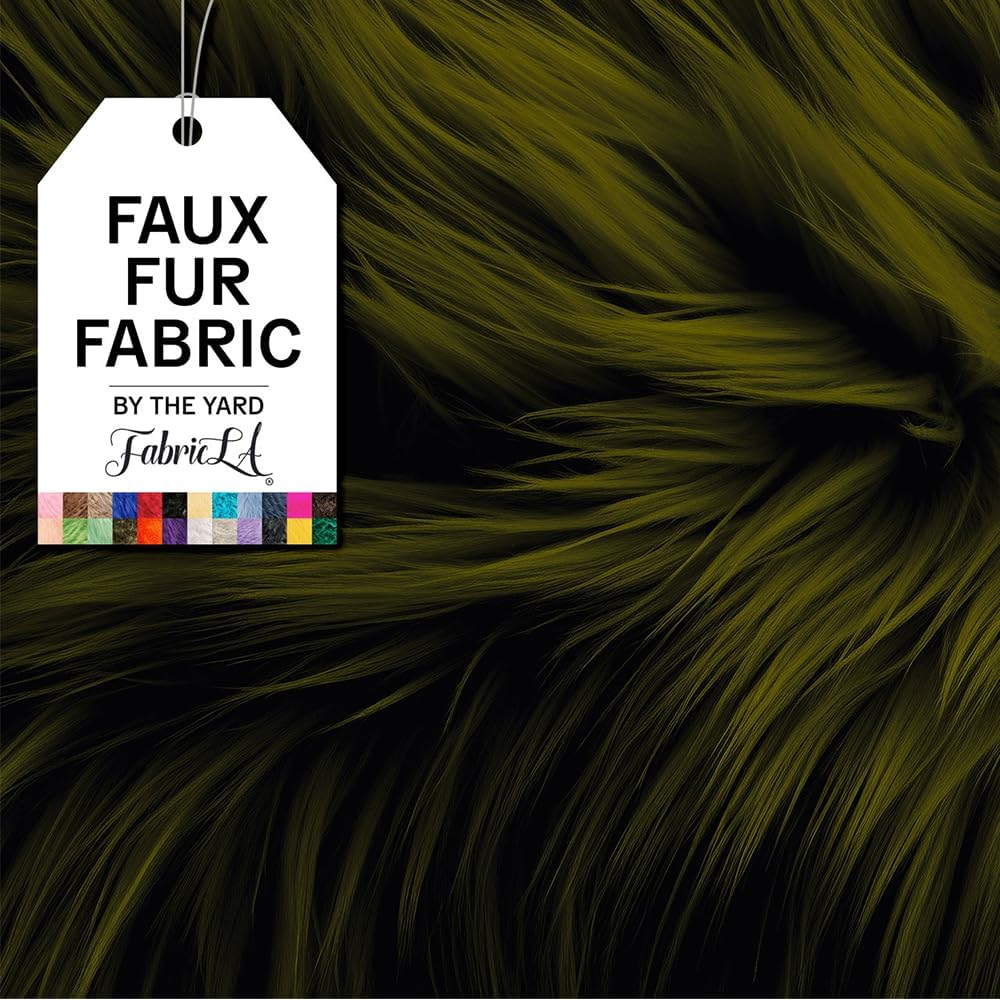Luxurious Faux Fur Fabric for Crafting and Sewing Projects