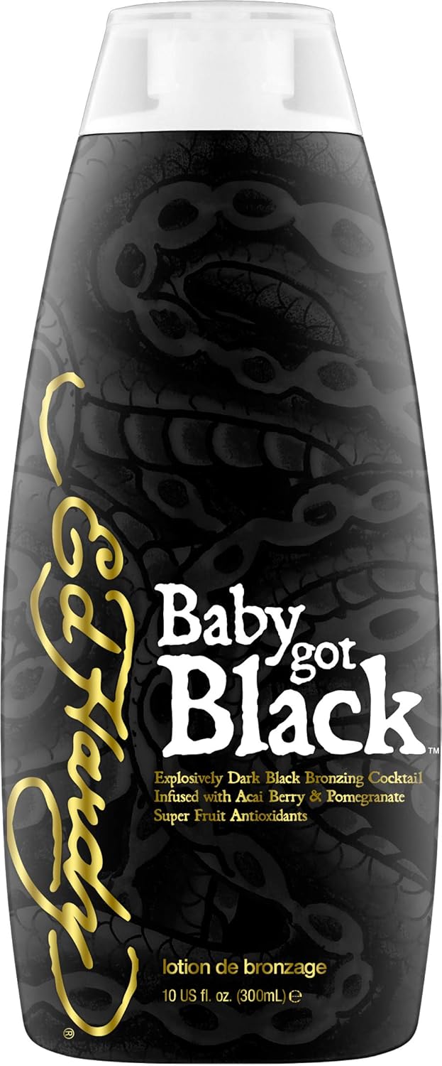 Get Glowing with Ed Hardy Baby Got Black Tanning Lotion!
