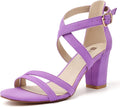 IN3 Gita 3 in Mid Chunk Heel Strappy Sandals - Stable Dress Heels
