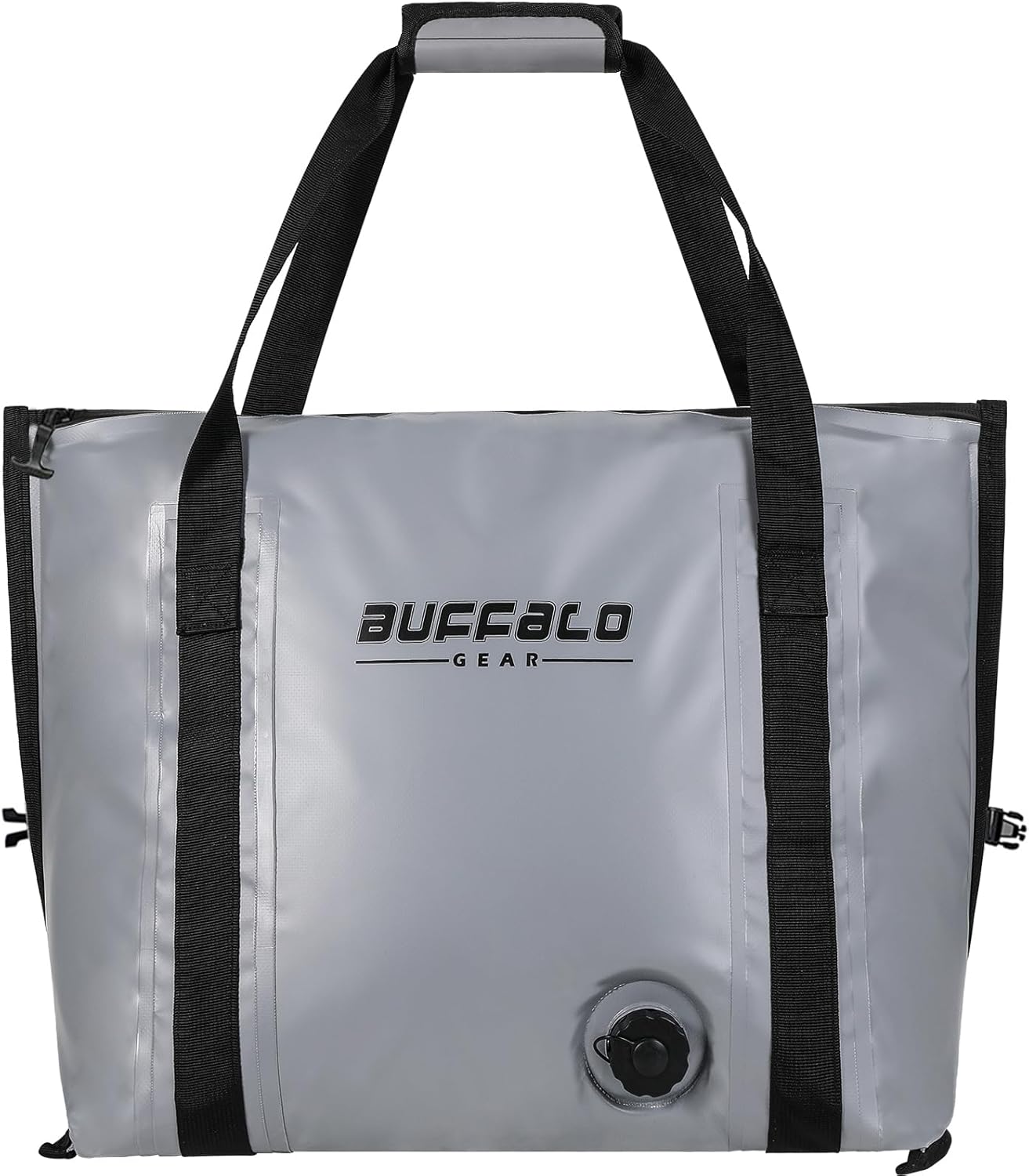 Insulated Fish Cooler Bag - 27.5QT Waterproof Fishing Gear