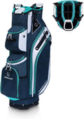 Lightweight Golf Bag with 14 Dividers, 11 Pockets & Cooler
