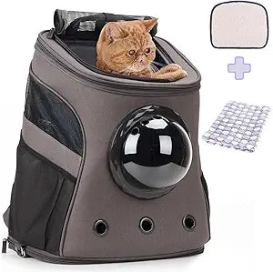 LOLLIMEOW Large Pet Carrier Backpack for Cats and Puppies