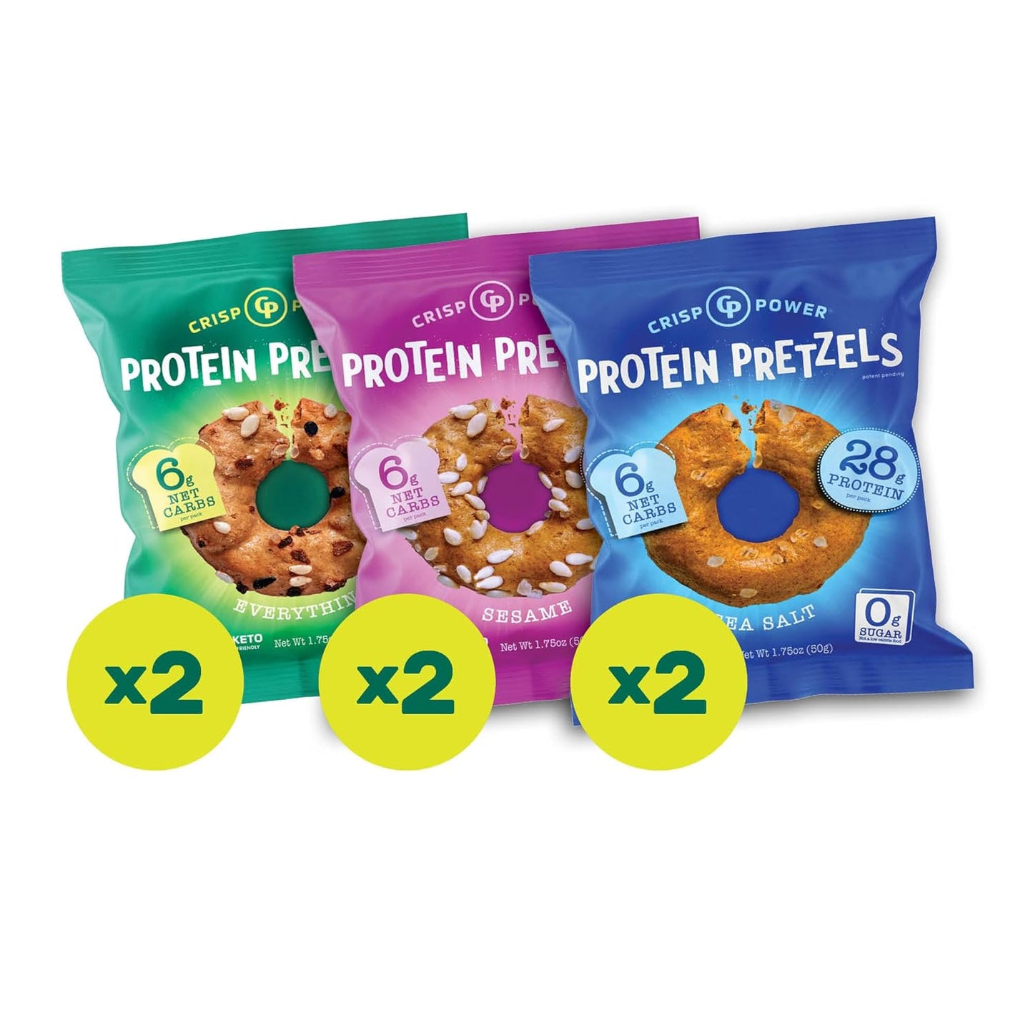 Plant-Based Protein Power Crunch - 28g Protein, 3 Flavors