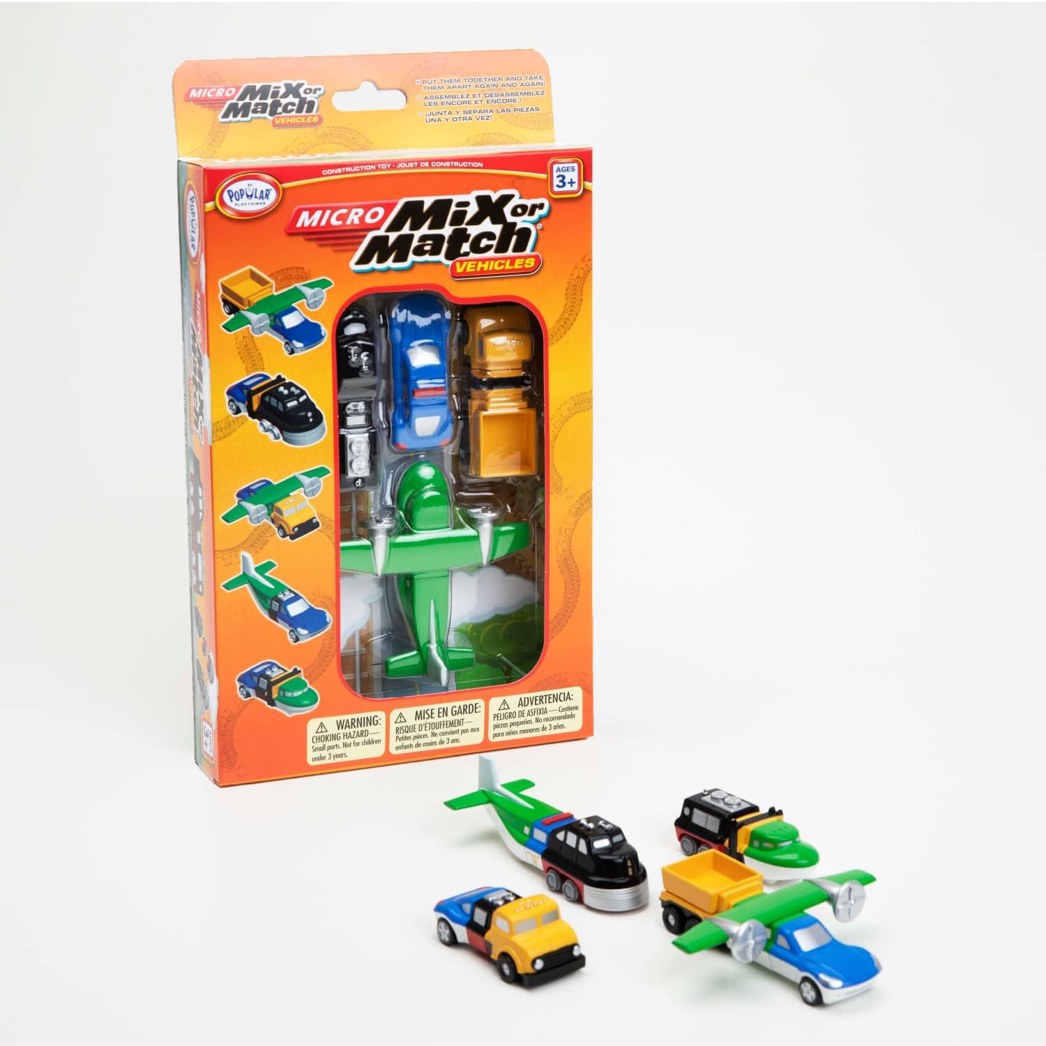 Mix & Match Magnetic Micro Vehicles Set - Popular Playthings