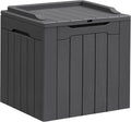 31 Gallon Resin Deck Box Gray - All-Weather Outdoor Storage