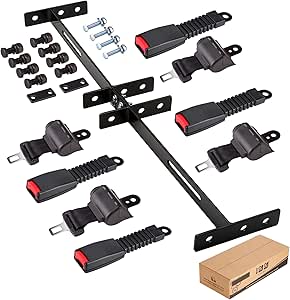 10L0L Universal Golf Cart Seat Belts for Safety & Comfort