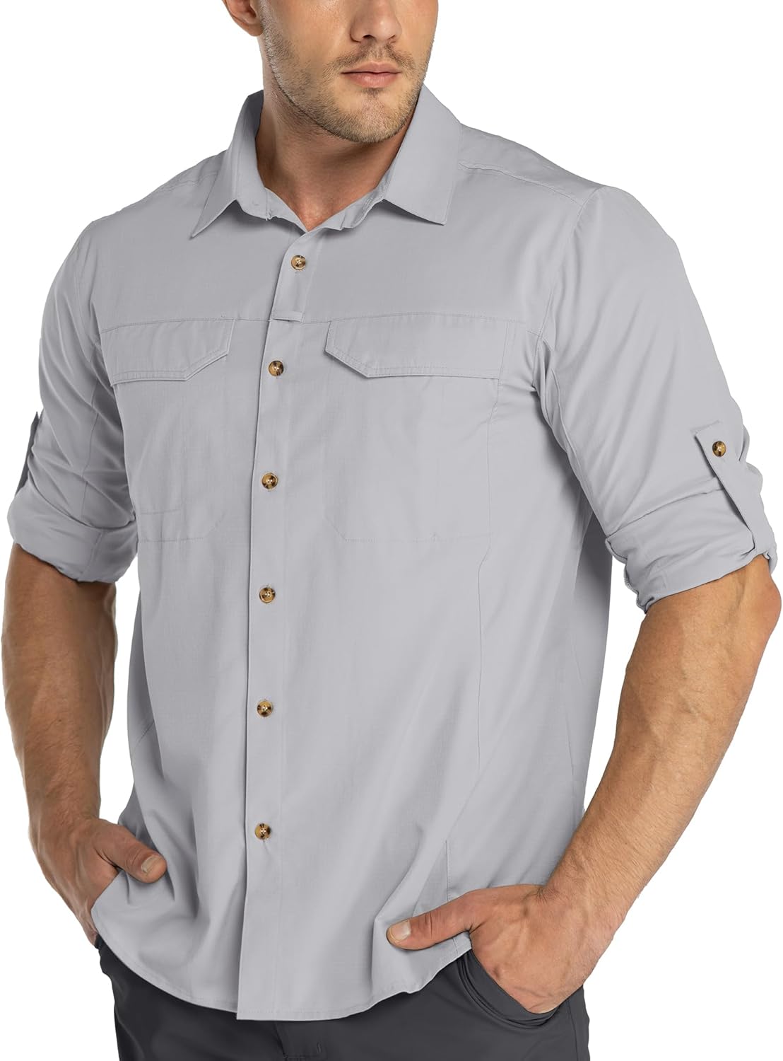 33,000ft Men's Long Sleeve Hiking Shirt for Outdoor Adventures