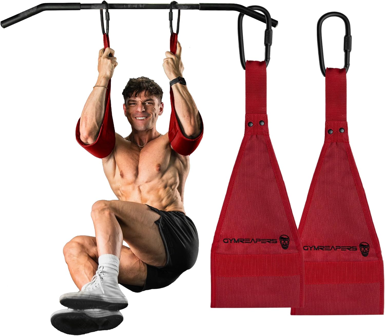 Gymreapers Hanging Ab Straps for Effective Core Training