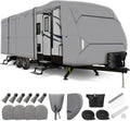 Travel Trailer RV Cover Windproof Extra Thick 5-Layer - Fits 30ft-33