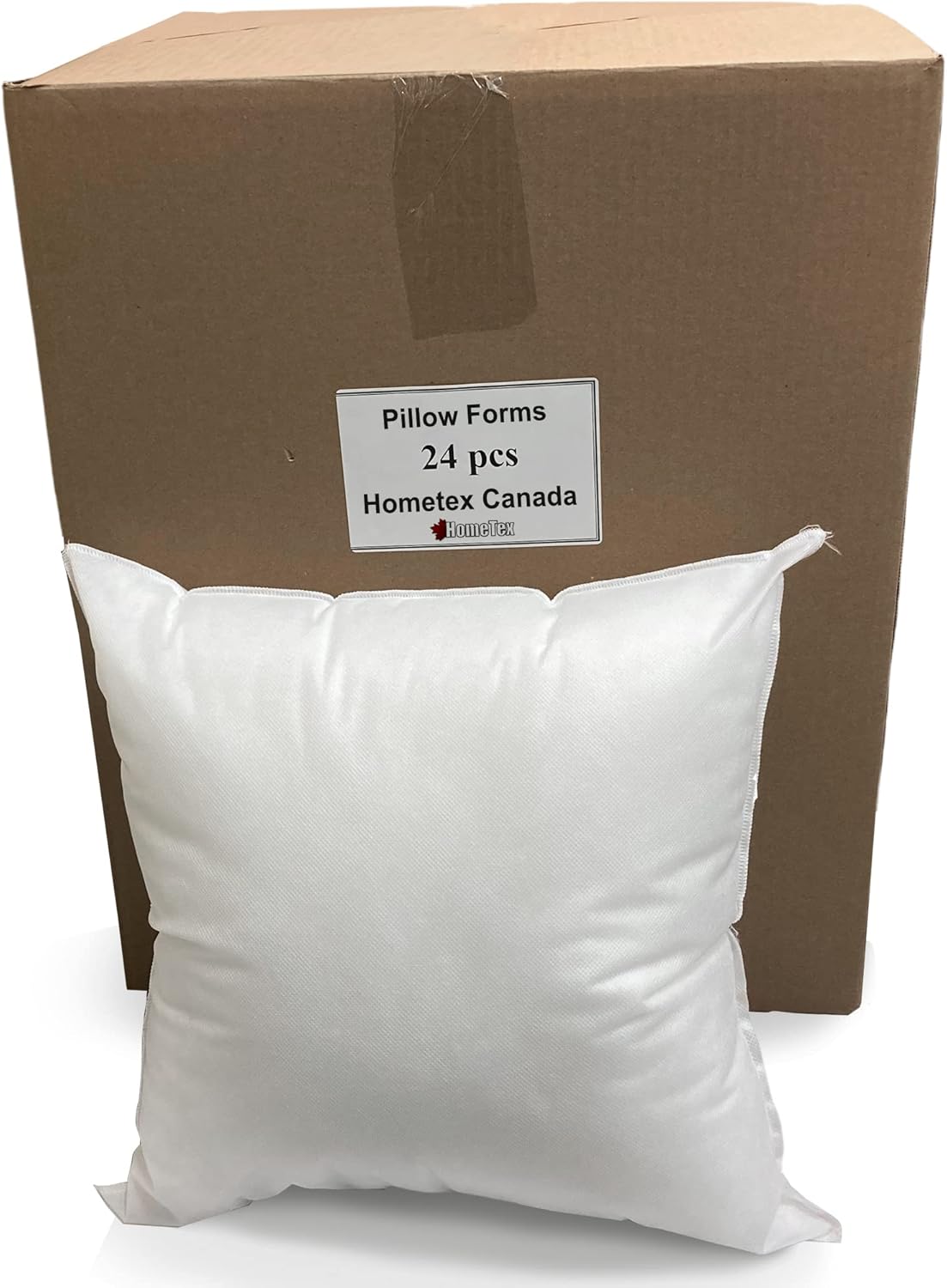 Hometex Throw Pillow Insert 17in x 17in Polyester Filled Quality