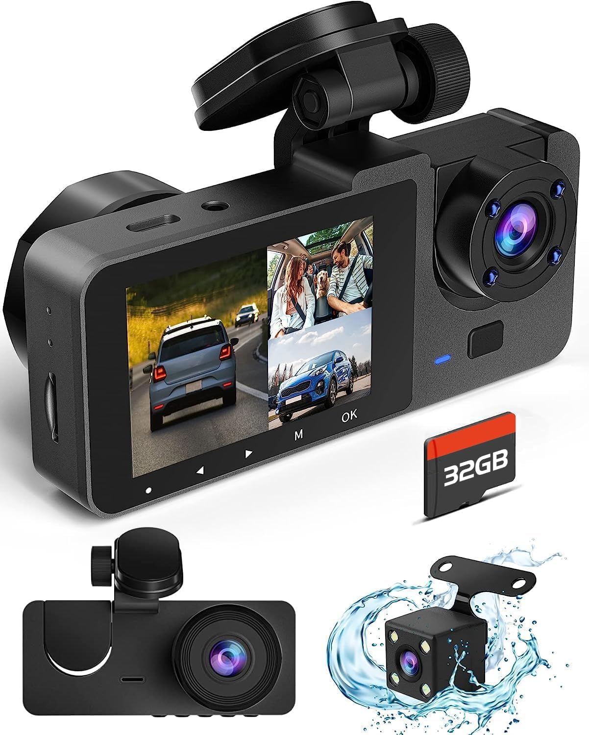 4K Dash Cam with Super Night Vision