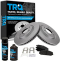 TRQ Front Brake Pad & Rotor Kit - Direct Fit Brake Solution