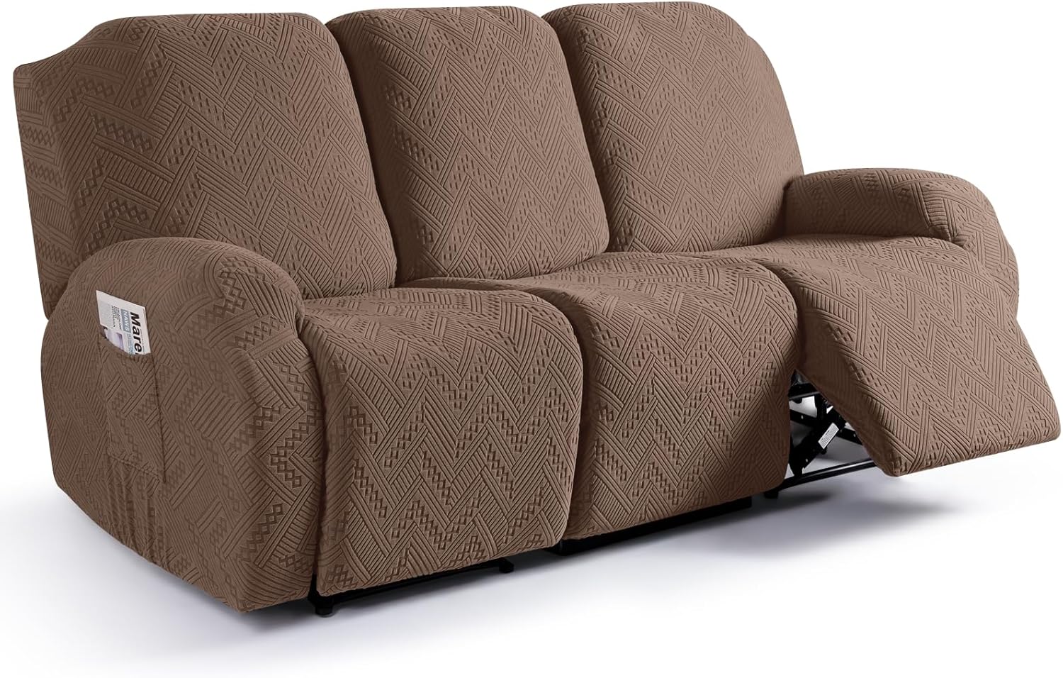 Ruaozz Recliner Sofa Covers for 3 Seater Reclining Couches