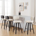 Swivel Counter Height Bar Stools Set of 4 - 26ft Counter Chairs