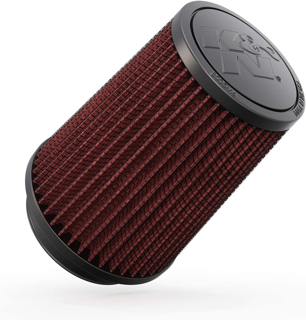 K&N High-Flow Universal Clamp-On Air Filter for Performance