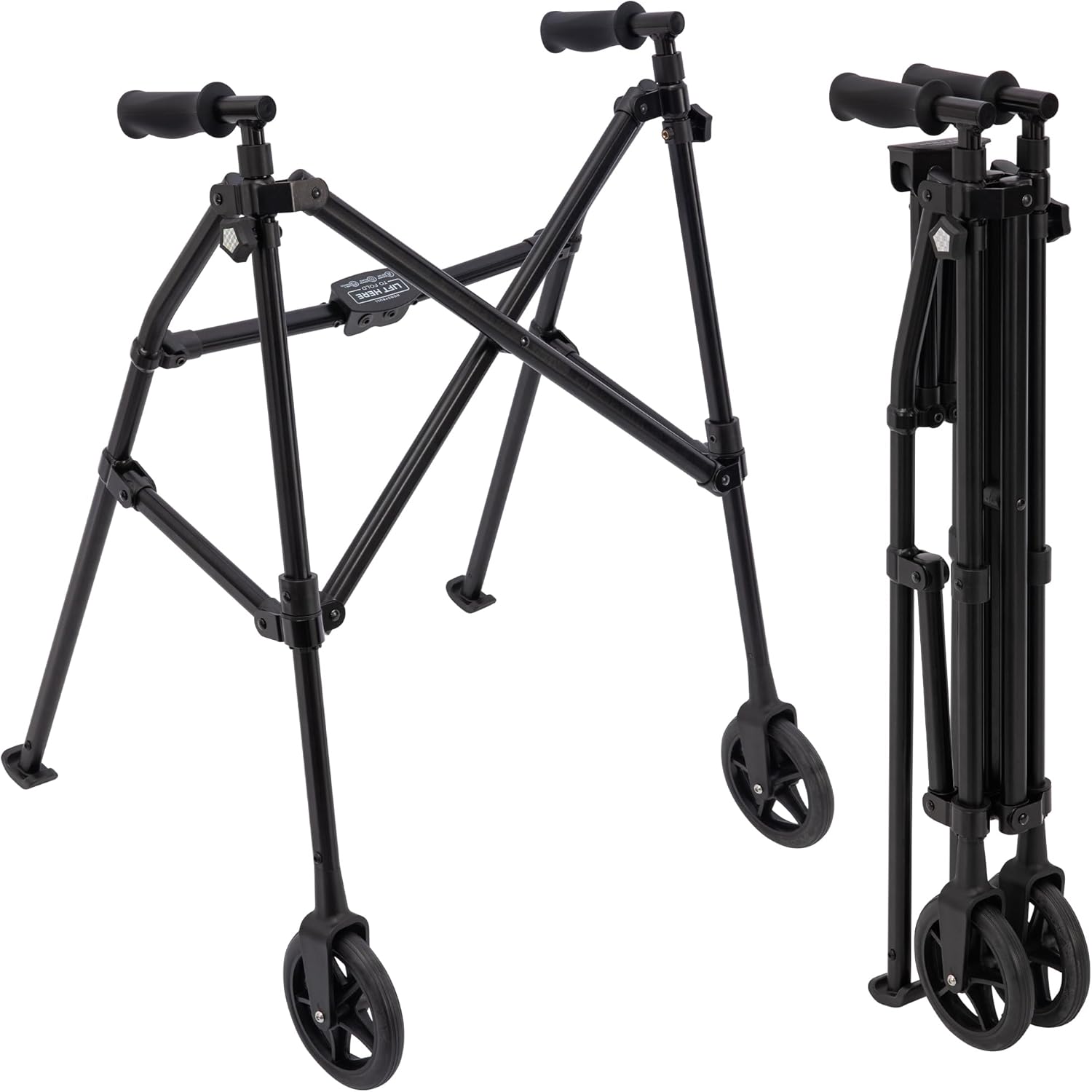 Lightweight Folding Walker for Adults with Adjustable Handles