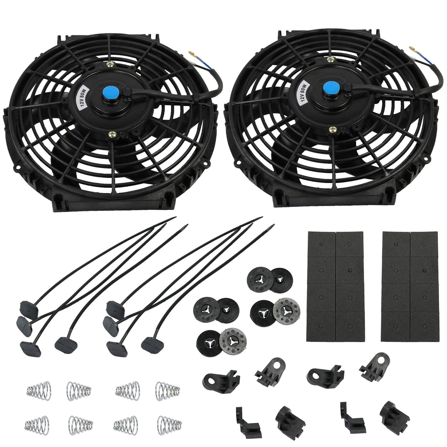 JDMSPEED 10 Inch Electric Radiator Cooling Fan Kit for Cars