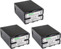 Kastar 3-Pack BP-U98 Replacement Battery for Sony Cameras - Long Run