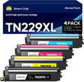 TN229 High Yield Toner Cartridge 4-Pack for Brother Printers