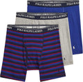 Men's Classic Fit Wicking 3-Pack Boxer Briefs - Soft Cotton Jersey