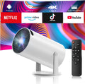 4K 1080P Support Mini Projector - Portable WiFi Bluetooth Movie