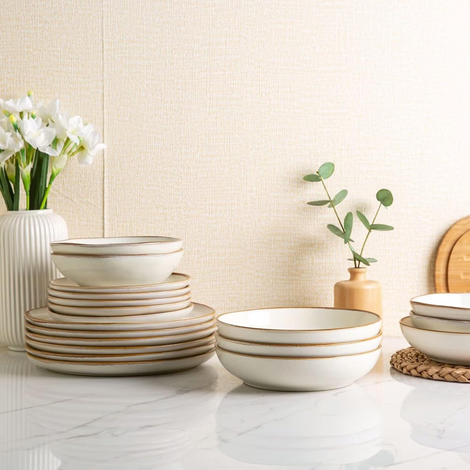 AmorArc Ceramic Dinnerware Sets for Unique Dining Experience