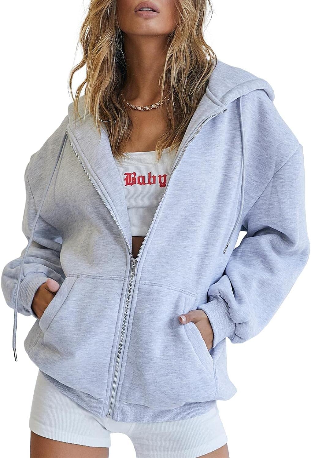 EFAN Women's Oversized Casual Sweatshirts with Pocket for Fall