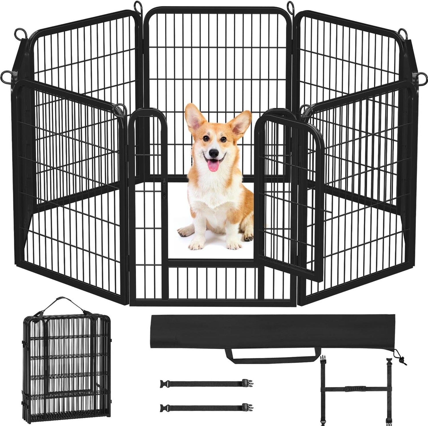 Yaheetech 8 Panels Dog Playpen for Small and Medium Pets