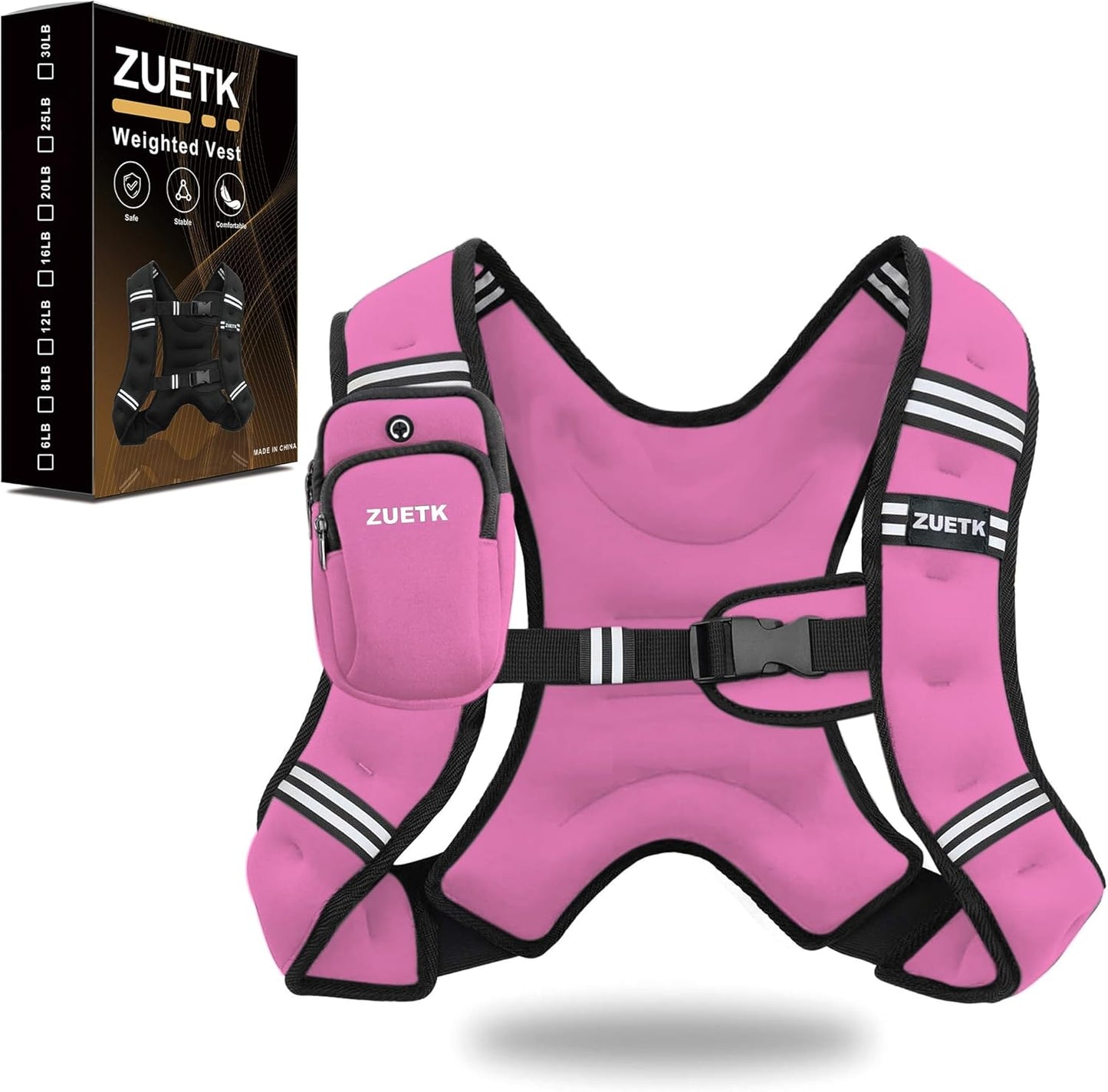 Weighted Vest for Strength Training and Fitness Workouts