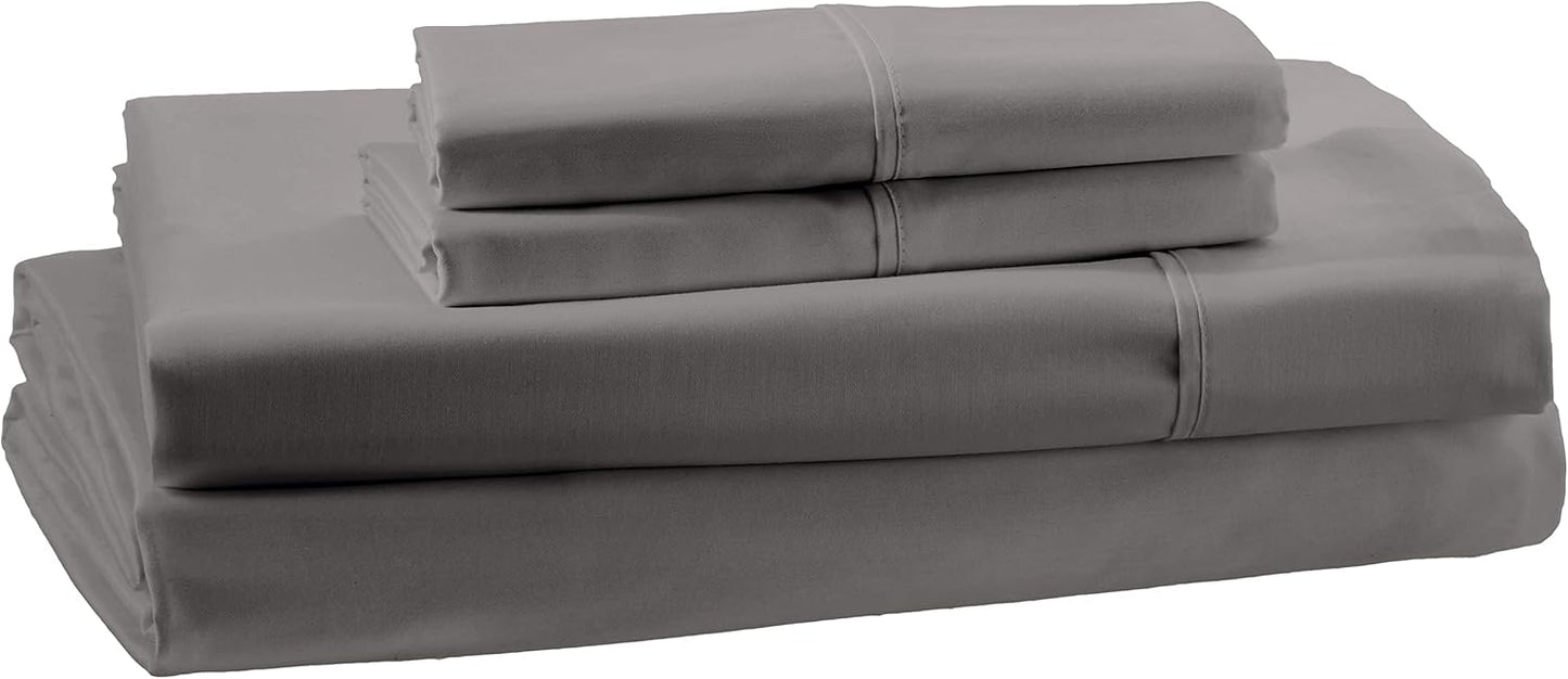 Aware Organic Cotton King Sheet Set - Dark Gray 300ft