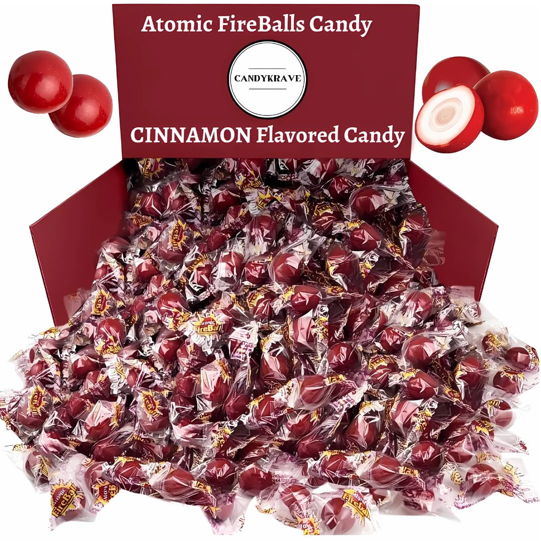 Atomic Fireballs Candy in Bulk - 5 LB of Fiery Cinnamon Treats