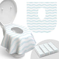Toilet Seat Covers Disposable 20 Pack - Extra Large Waterproof Travel