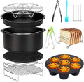 I-MOGOO 10-Piece Air Fryer Set for Ultimate Cooking Versatility