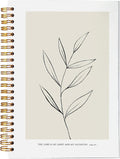 Bible Scripture PSALM 27:1 Spiral Notebook 5.5 x 8.3 in - Compact