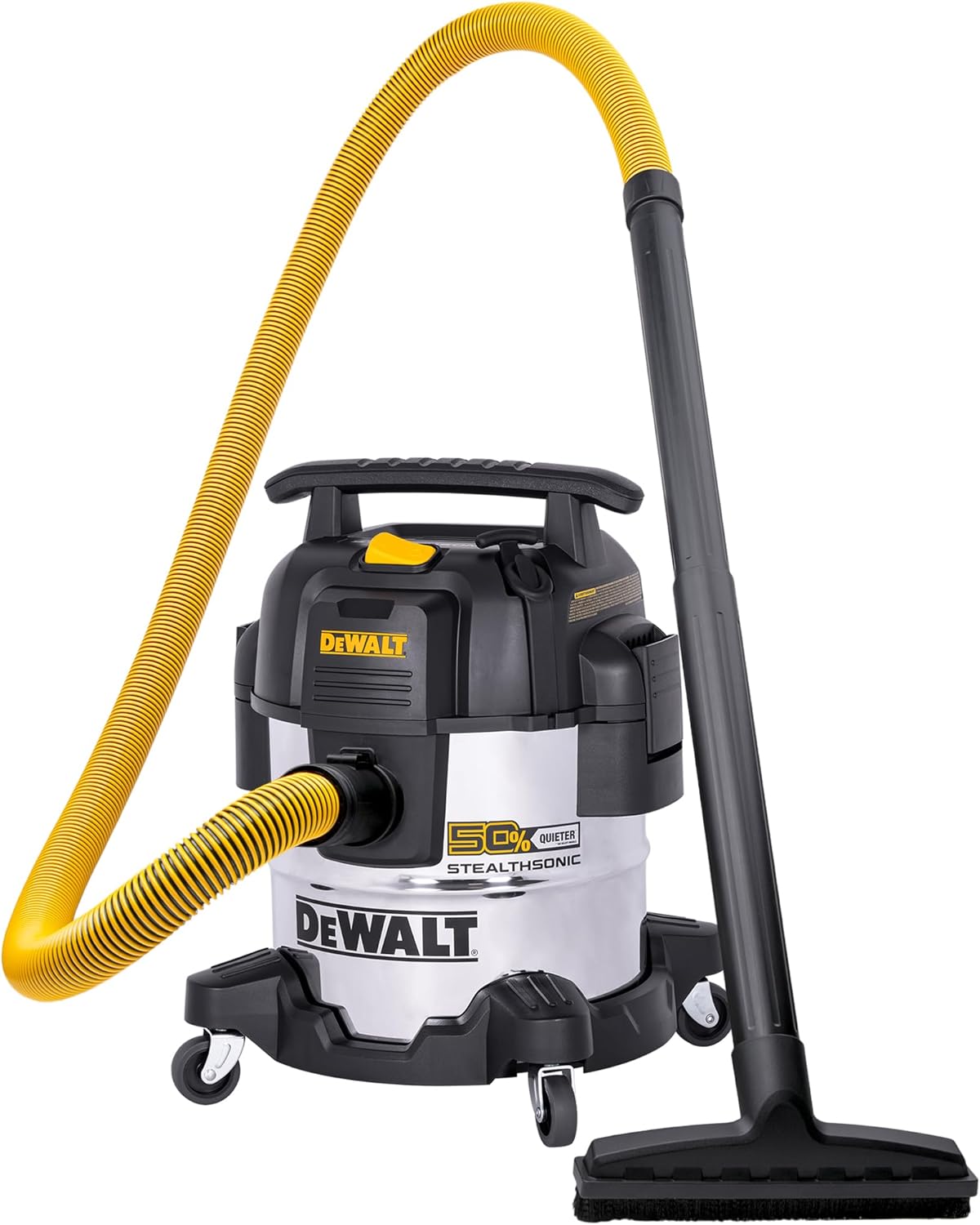 DEWALT 5 Gallon Ultra Quiet Wet/Dry Vacuum with Powerful Suction