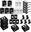 Groomsmen Gifts Box Set 30 Pcs - Complete Flask and Accessories
