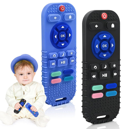 Sensory Remote Baby Teether - Teethers for Babies 3-12 Months