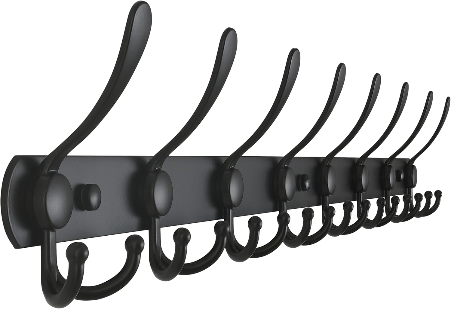 Dseap Coat Rack Wall Mount with 8 Heavy Duty Hooks for Entryway