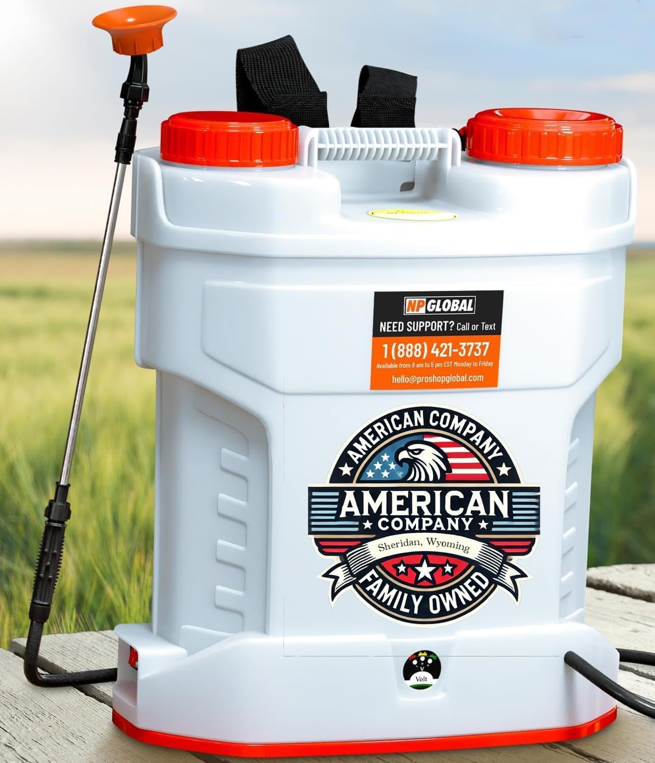 4.2 Gallon Battery Powered Backpack Sprayer with High Pressure