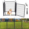 Tall Garden Fence Animal Barrier with Wide Gate - Low Threshold