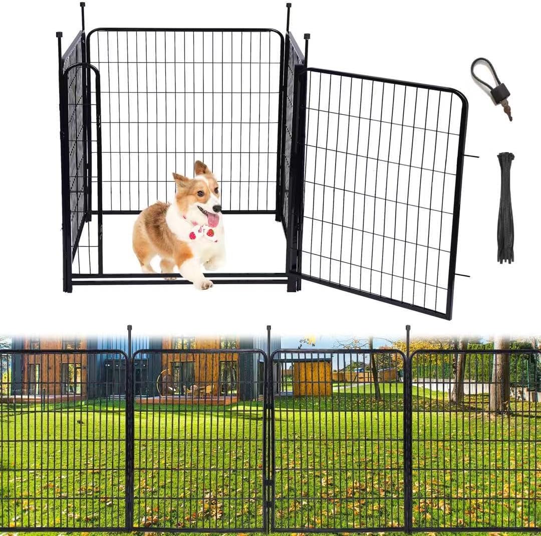 Tall Garden Fence Animal Barrier for Dogs and Outdoor Use