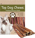 Top Dog Chews 12 in Standard 12 Pack Bully Sticks - Long Lasting Chew