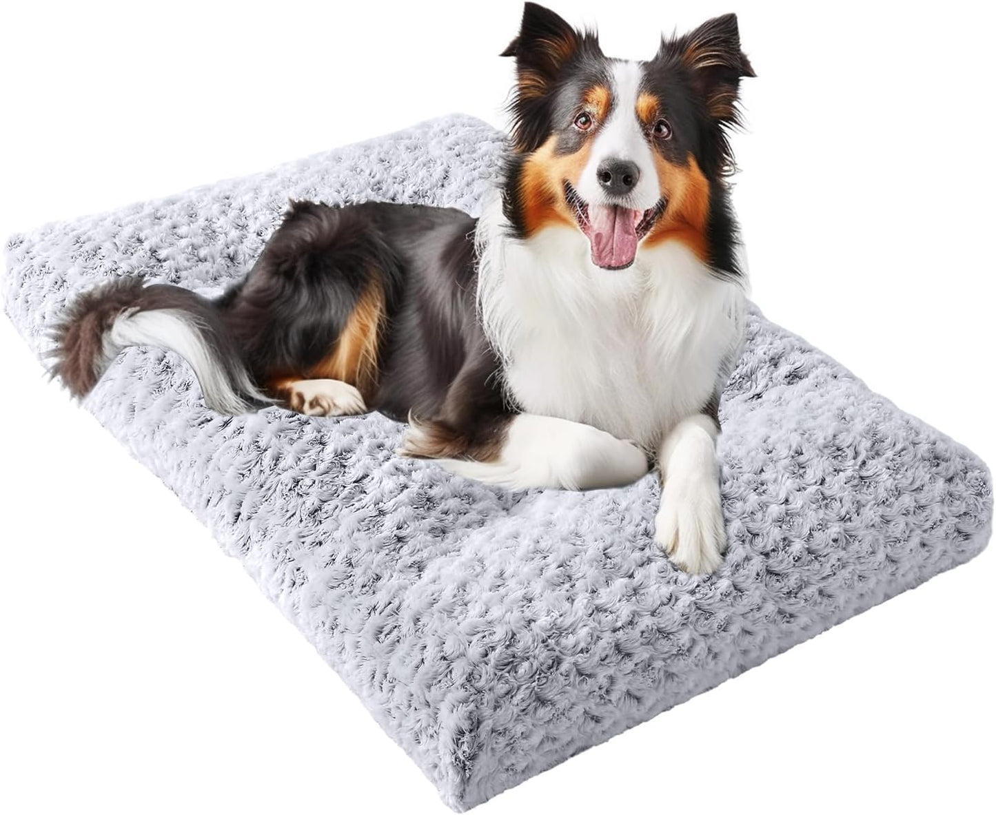 JOLLYVOGUE Washable Dog Bed for Crate - Soft Comfy Pet Pad