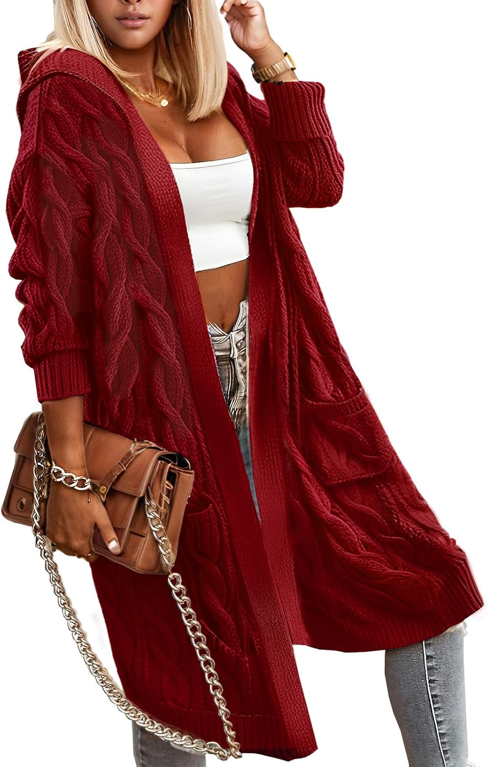 Winter Fall Cardigan Sweaters for Women Fashion 2025 Trendy Coats