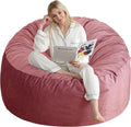Plush Memory Foam Bean Bag Chair - Dutch Velvet Pink