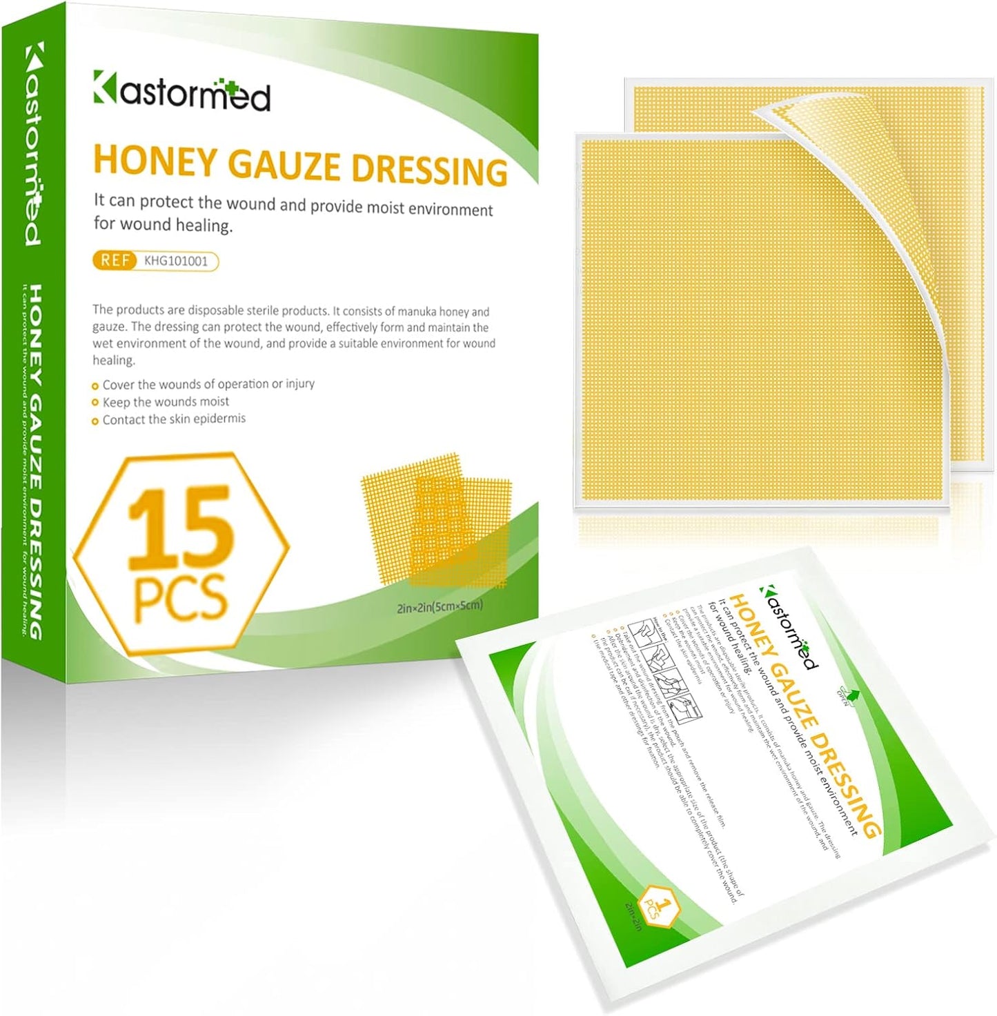 Manuka Honey Wound Care Gauze Dressing for Faster Healing