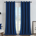 Royal Blue 100% Blackout Curtains 96 in 2 Panels - Luxury Velvet