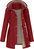 LOMON Women Waterproof Outdoor Hiking Raincoat - Lightweight Lined get