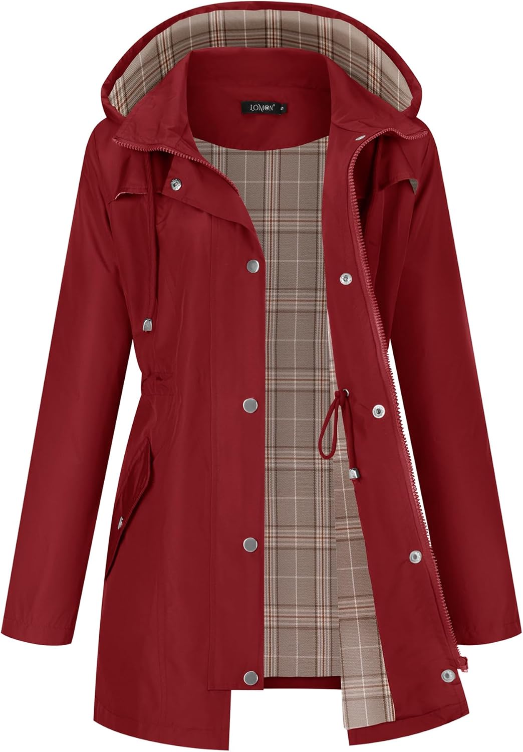 LOMON Women Waterproof Outdoor Hiking Raincoat for All Seasons