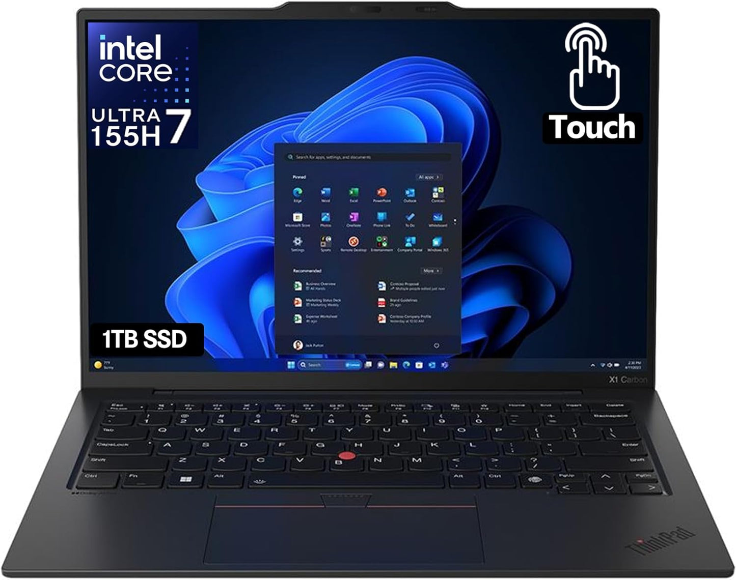 Lenovo Gen 12 ThinkPad X1 Carbon Laptop with Intel Ultra 7 Processor